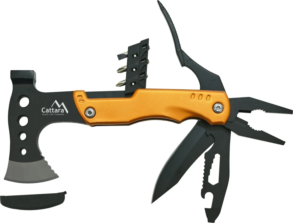 Cattara Daugiafunkcis peilis-kirvis MULTI AXE 15in1 17,5 cm