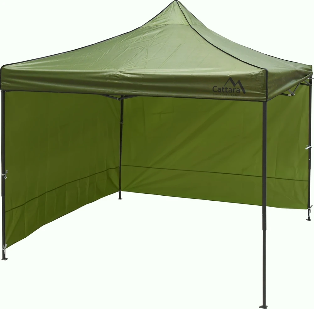 Cattara Šoninės sienelės pramoginei palapinei 2x3 m, 210D, žalios, vandeniui atsparios