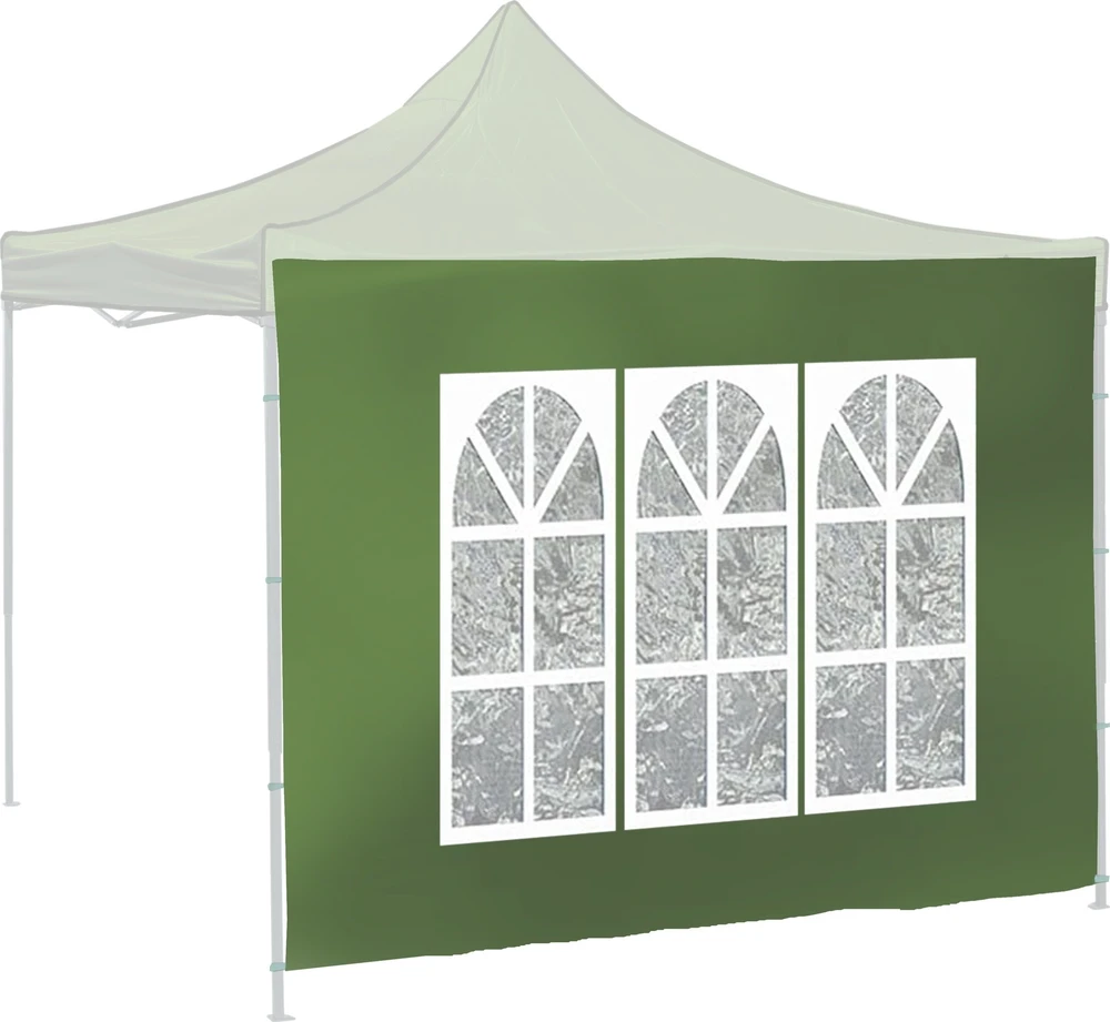 Cattara Šoninės sienelės pavėsinei WINDOW 2x3 m 420D žalios vandeniui atsparios