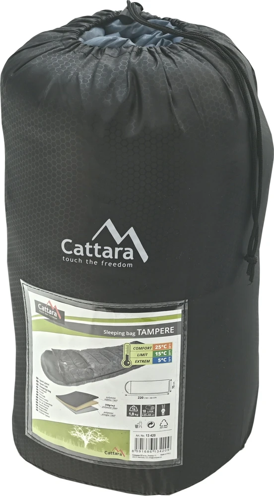 Cattara Antklodės tipo miegmaišis TAMPERE 5 °C