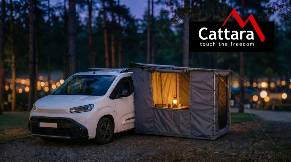 Cattara Palapinė prie markizės Sapri Plus 200x250 cm PU2000mm