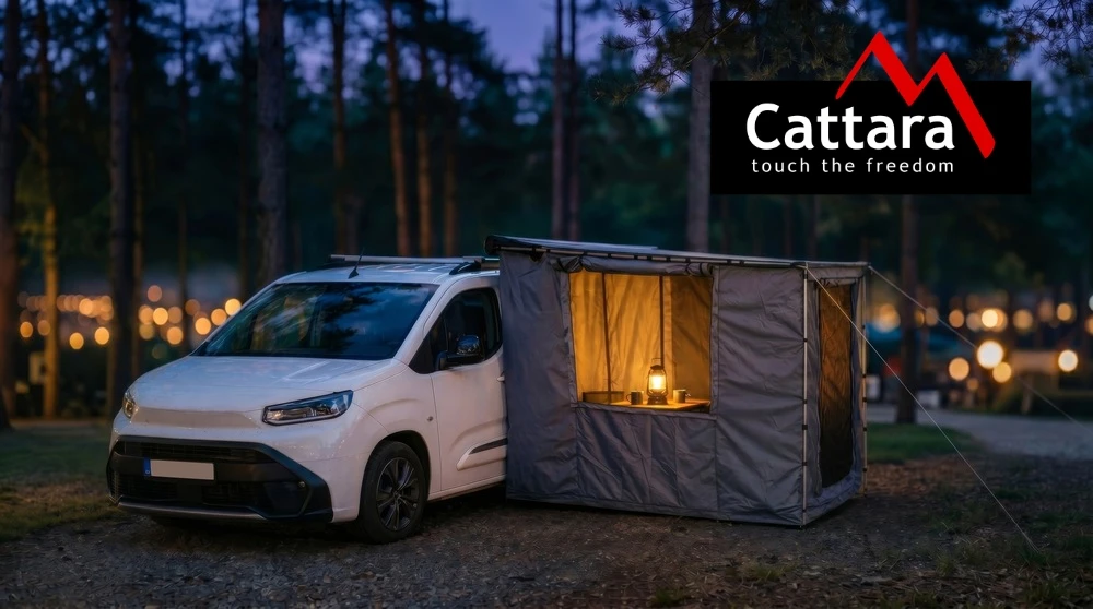 Cattara Palapinė prie markizės Sapri Plus 200x250 cm PU2000mm