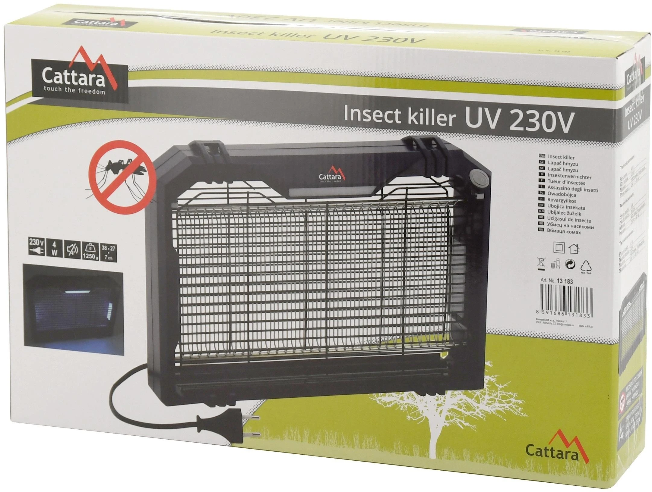 Cattara UV vabzdžių gaudyklė 230 V