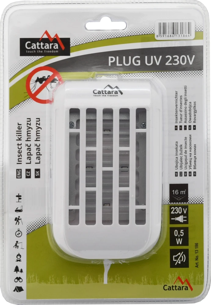 Cattara Vabzdžių gaudyklė PLUG UV 230V