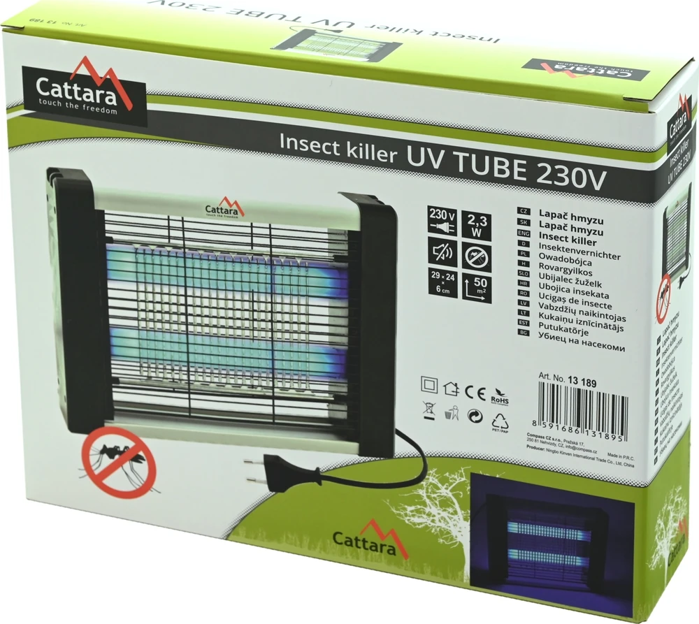 Cattara Vabzdžių gaudyklė UV STAR 2,1W 230V
