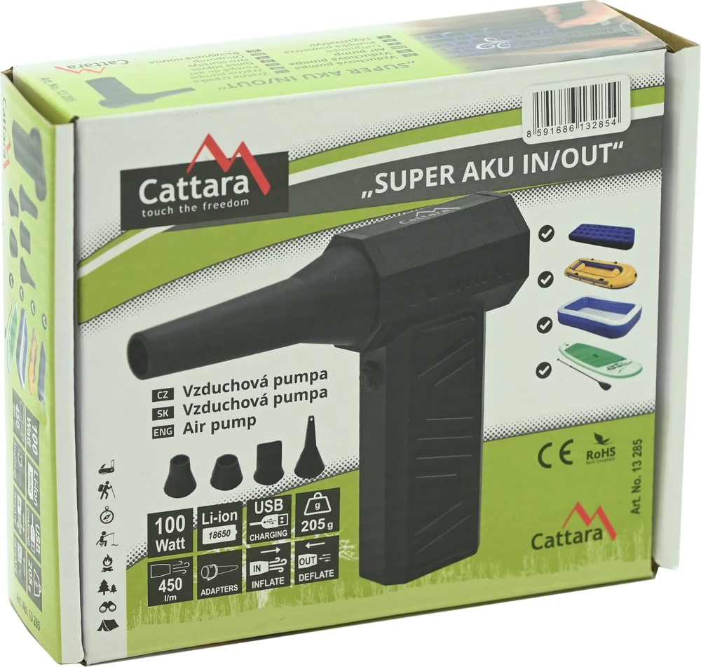 Cattara Belaidė oro pompa SUPER AKU IN/OUT