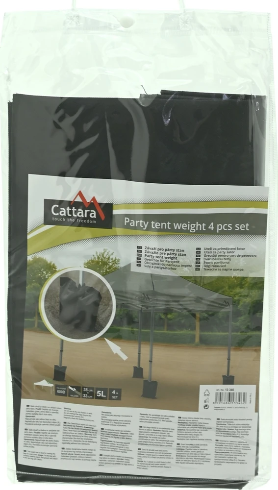 Cattara Svareliai vakarėlių palapinei, 4 vnt.
