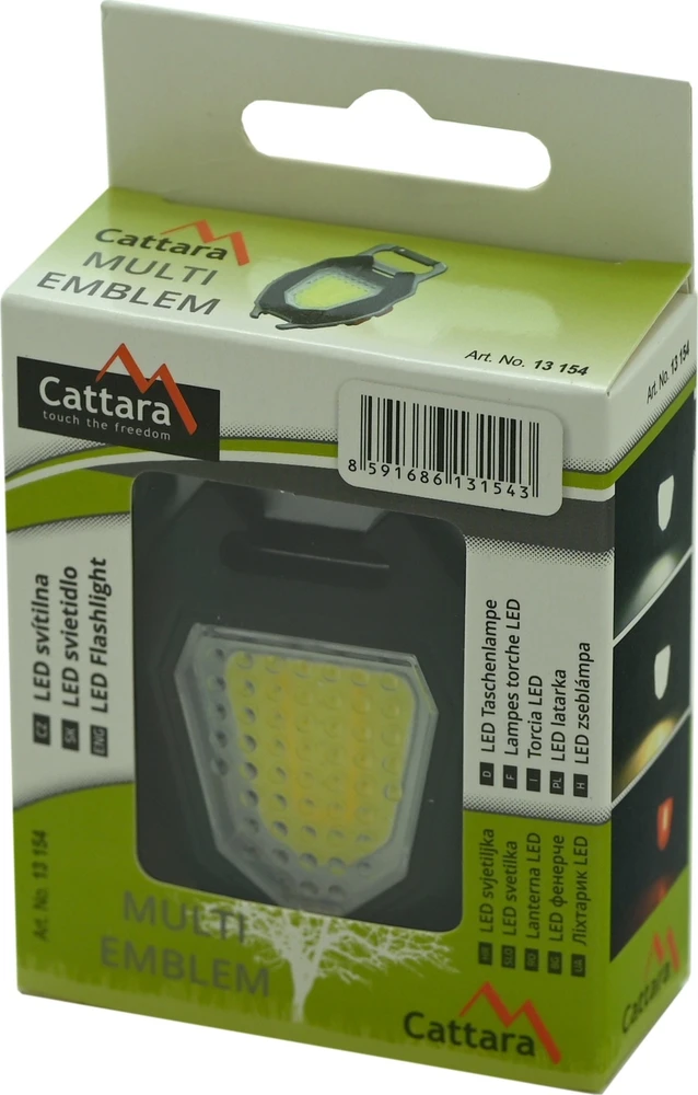 Cattara Žibintuvėlis COB 560lm MULTI EMBLEM su žiebtuvėliu
