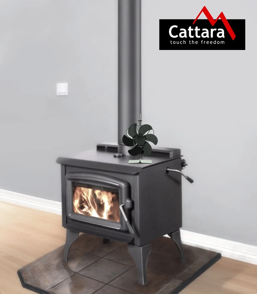 Cattara Židinio ventiliatorius CROWN su stovu 150 mm