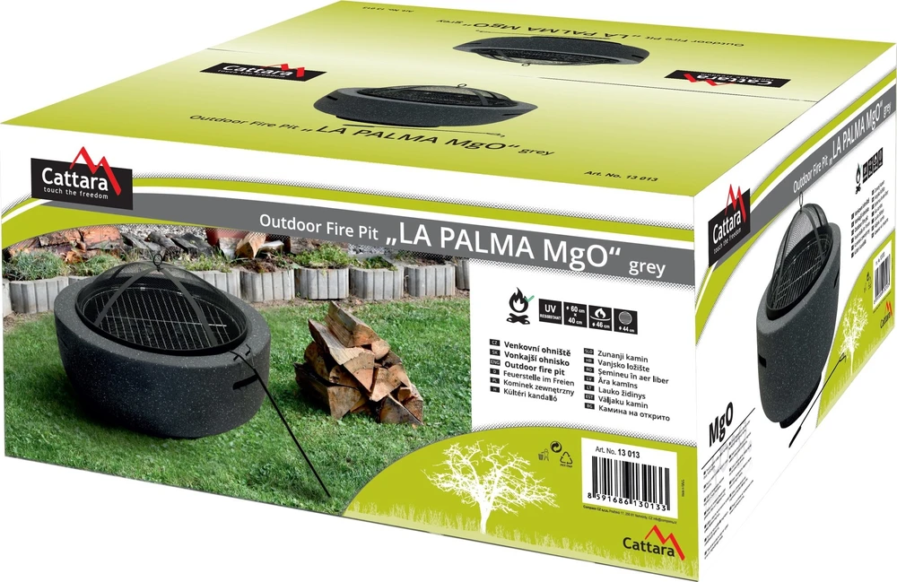 Cattara Židinys LA PALMA pilkas MgO