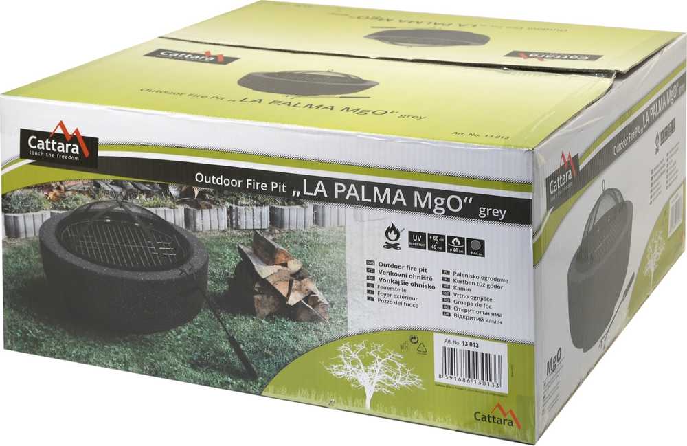 Cattara Židinys LA PALMA pilkasis MgO
