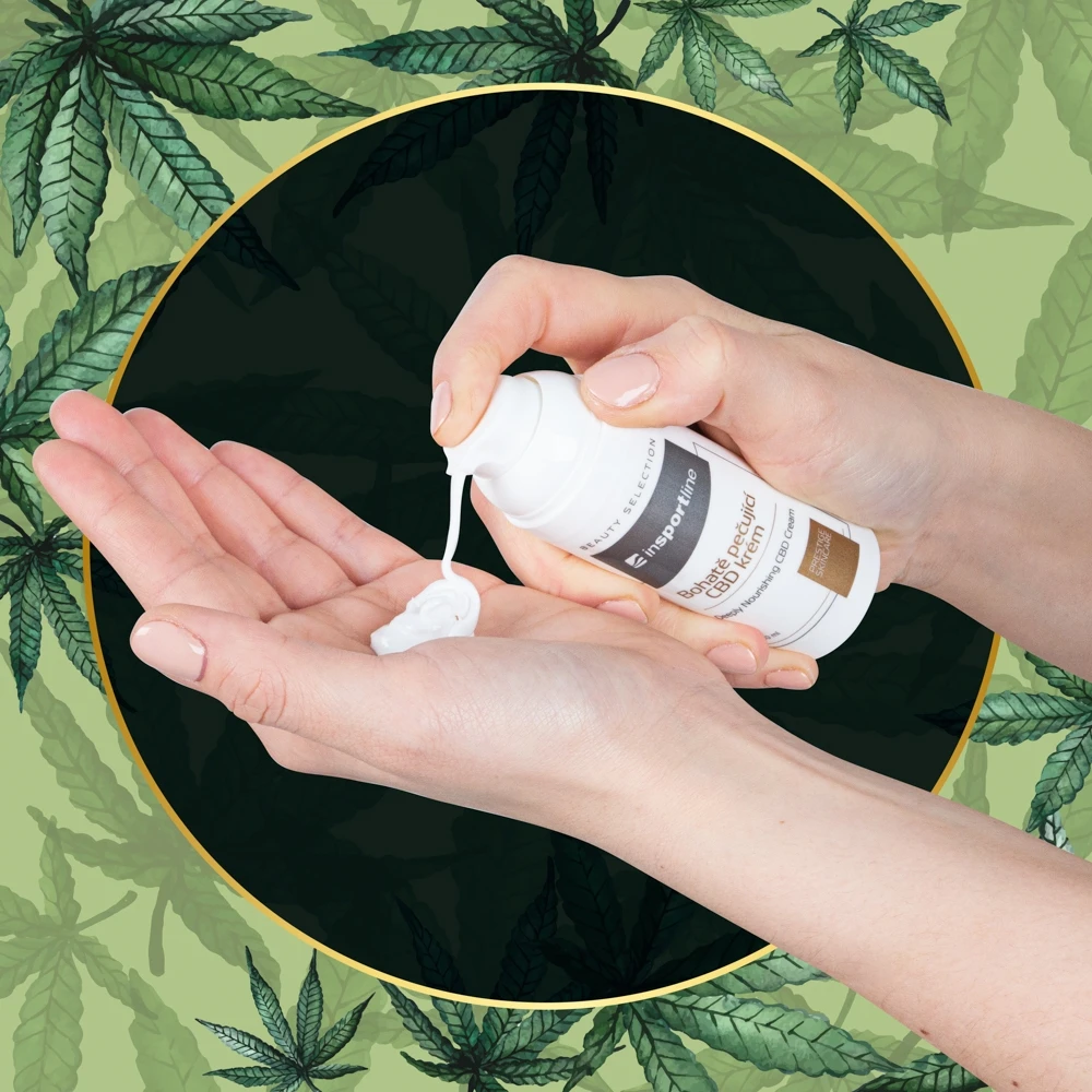 CBD odos kremas inSPORTline, 50 ml