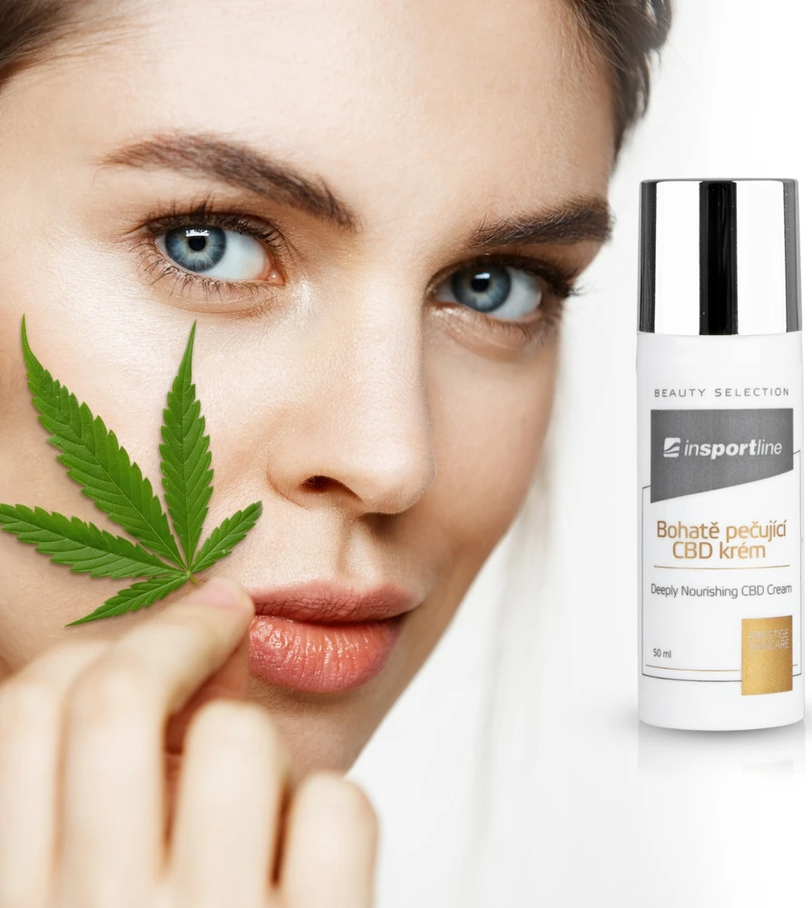 CBD odos kremas inSPORTline, 50 ml