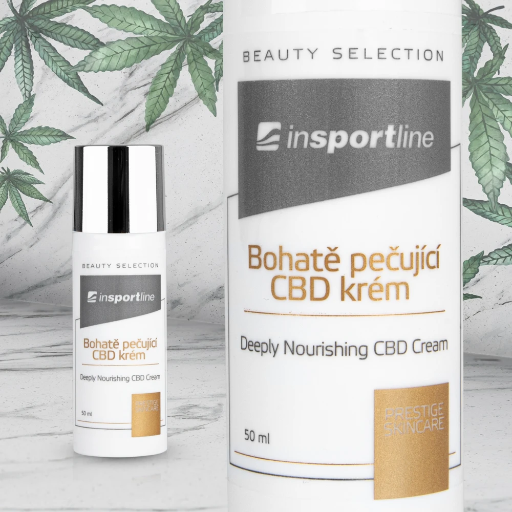 CBD odos kremas inSPORTline, 50 ml