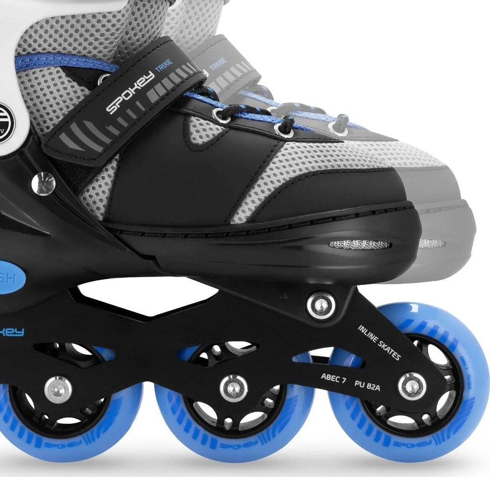 Riedučiai Spokey Trixie 944628, mėlyni/juodi, 31-34