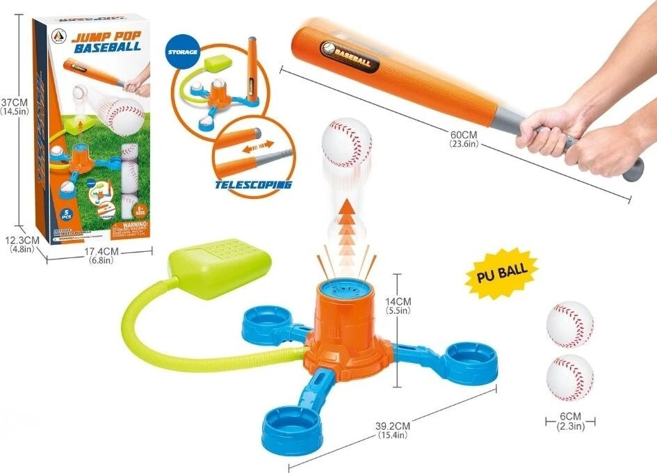 Children’s Baseball Set w/ Air-Powered Launcher inSPORTline TBS300