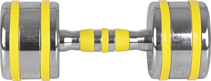Chromuotas hantelis inSPORTline Yellsteel 9kg