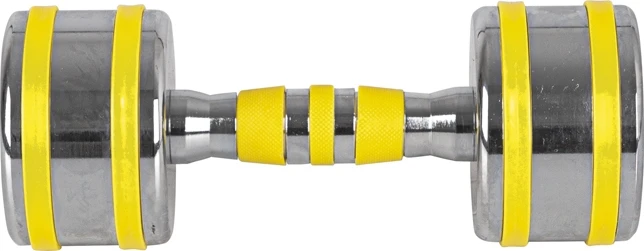 Chromuotas hantelis inSPORTline Yellsteel 7kg