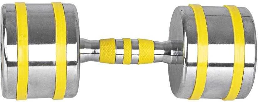 Chromuotas hantelis inSPORTline Yellsteel 14 kg