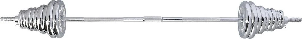 Chromuotų hantelių rinkinys su lagaminu HMS STC50 2x25kg