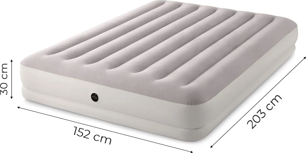 Double Air Mattress 203x152x30 cm with Electric Pump Bed INTEX 64179