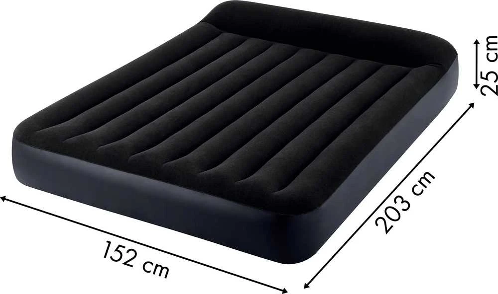 Pripučiamas čiužinys su pompa lovos veliūras Intex 64150ND