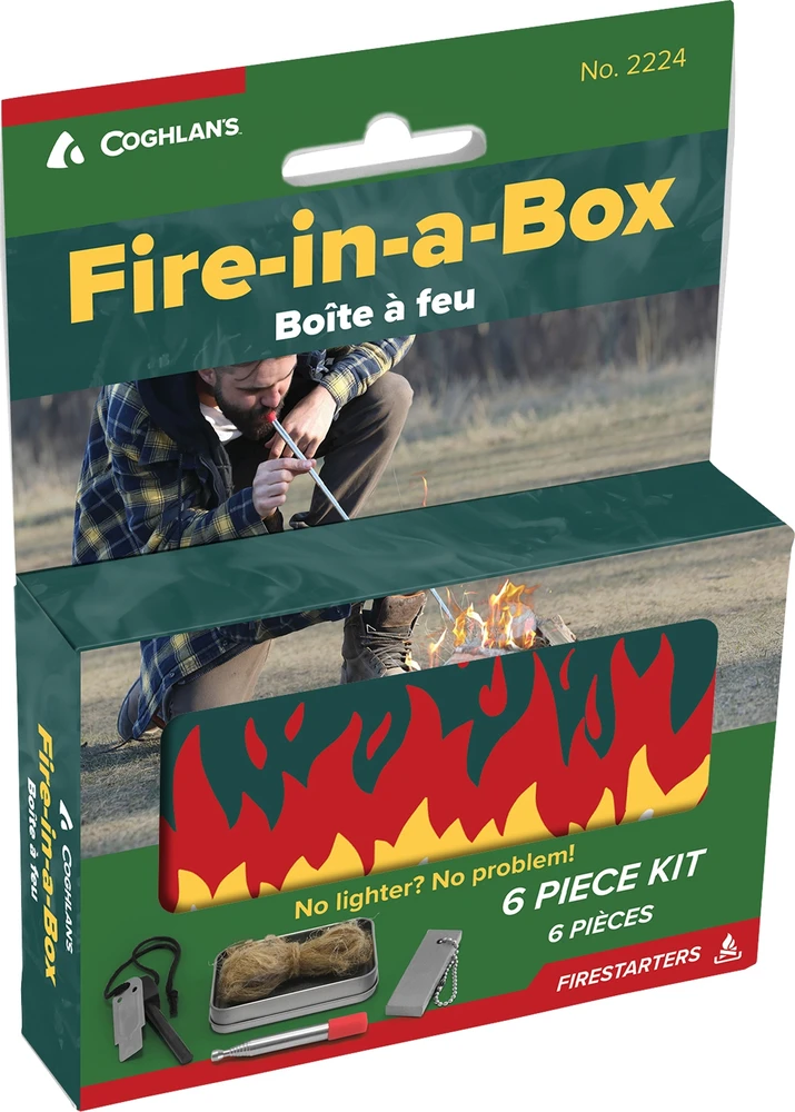 Coghlans CL ugnies įrankių rinkinys „Fire in a box“