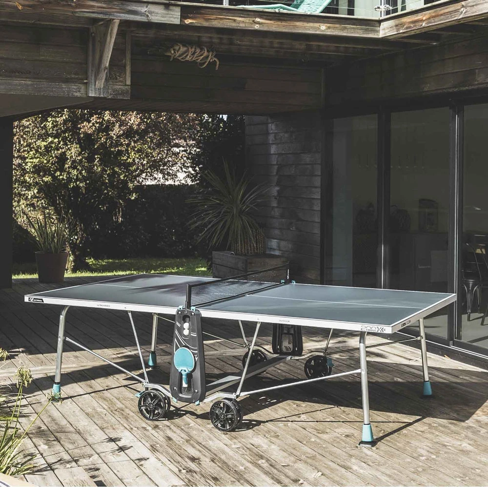 Stalo teniso stalas Cornilleau 200X Outdoor - Pilkas
