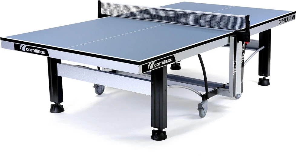 Varžybinis stalo teniso stalas Cornilleau 740 Indoor ITTF - Mėlyna