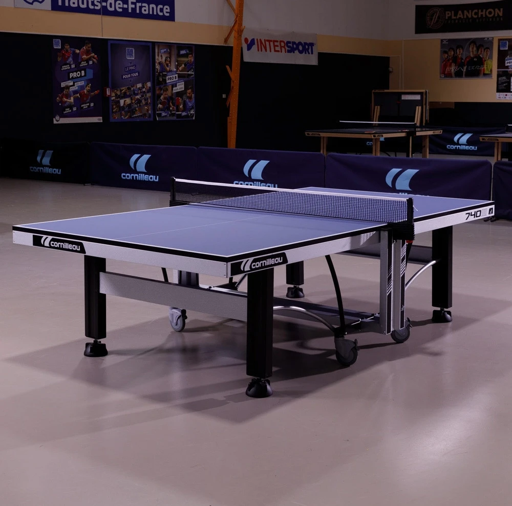 Varžybinis stalo teniso stalas Cornilleau 740 Indoor ITTF - Mėlyna