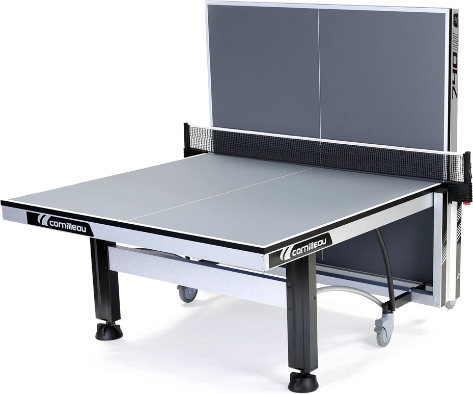 Varžybinis stalo teniso stalas Cornilleau 740 Indoor ITTF - Pilkas