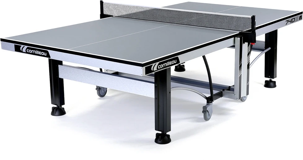 Varžybinis stalo teniso stalas Cornilleau 740 Indoor ITTF - Pilkas