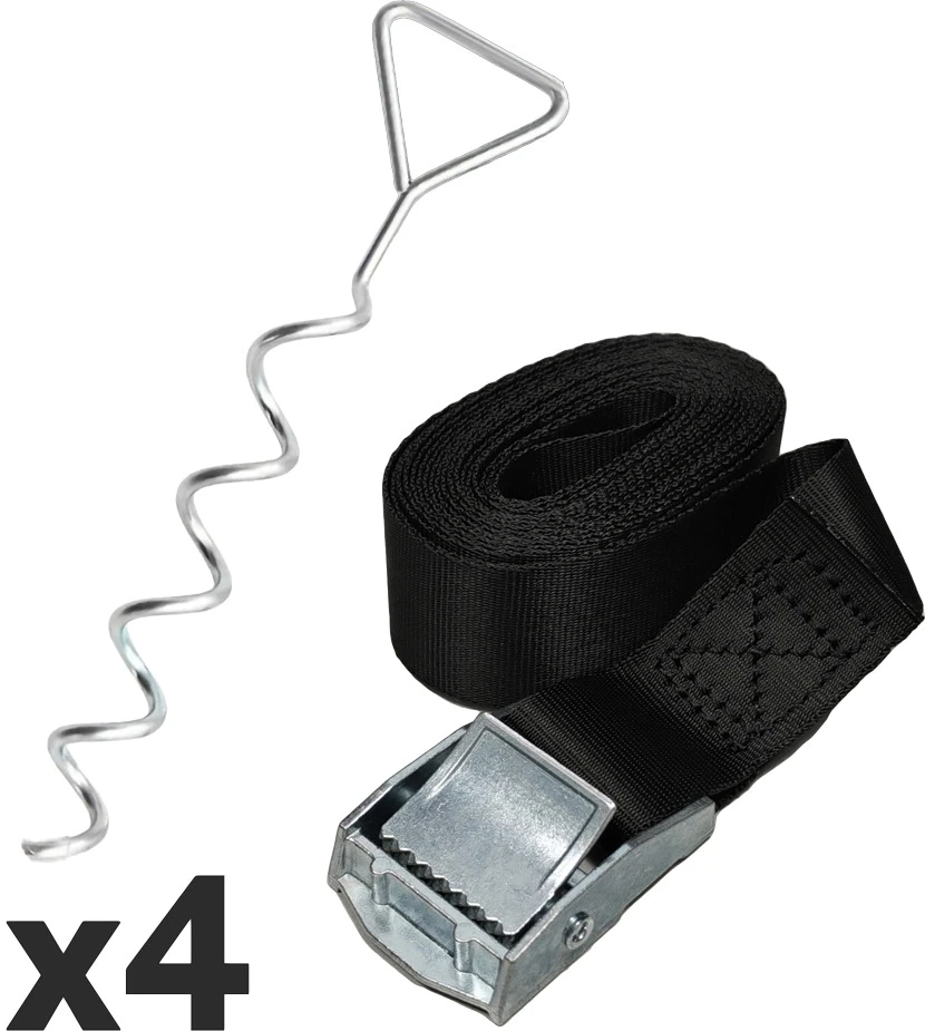 Cornilleau Batuto tvirtinimo rinkinys – 10 ft (305 cm), 12 ft (366 cm) arba 14 ft (425 cm) batutui
