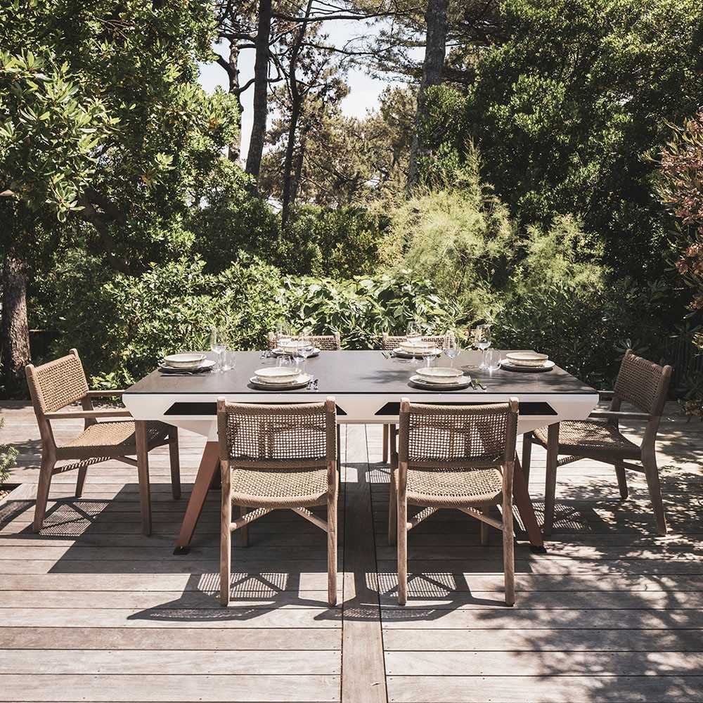 Lauko biliardo stalas Cornilleau Origin Outdoor, baltas rėmas, be dangčio