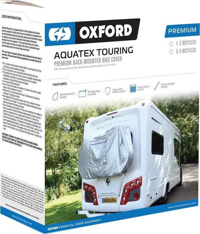 Cover for 3-4 Bikes Oxford Aquatex Touring Premium