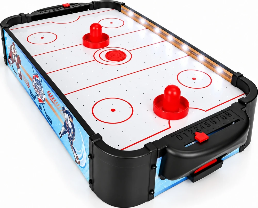 Cymbergaj air hockey stół do gry vaikams powietrzny hokej 58 cm priedai ECOTOYS