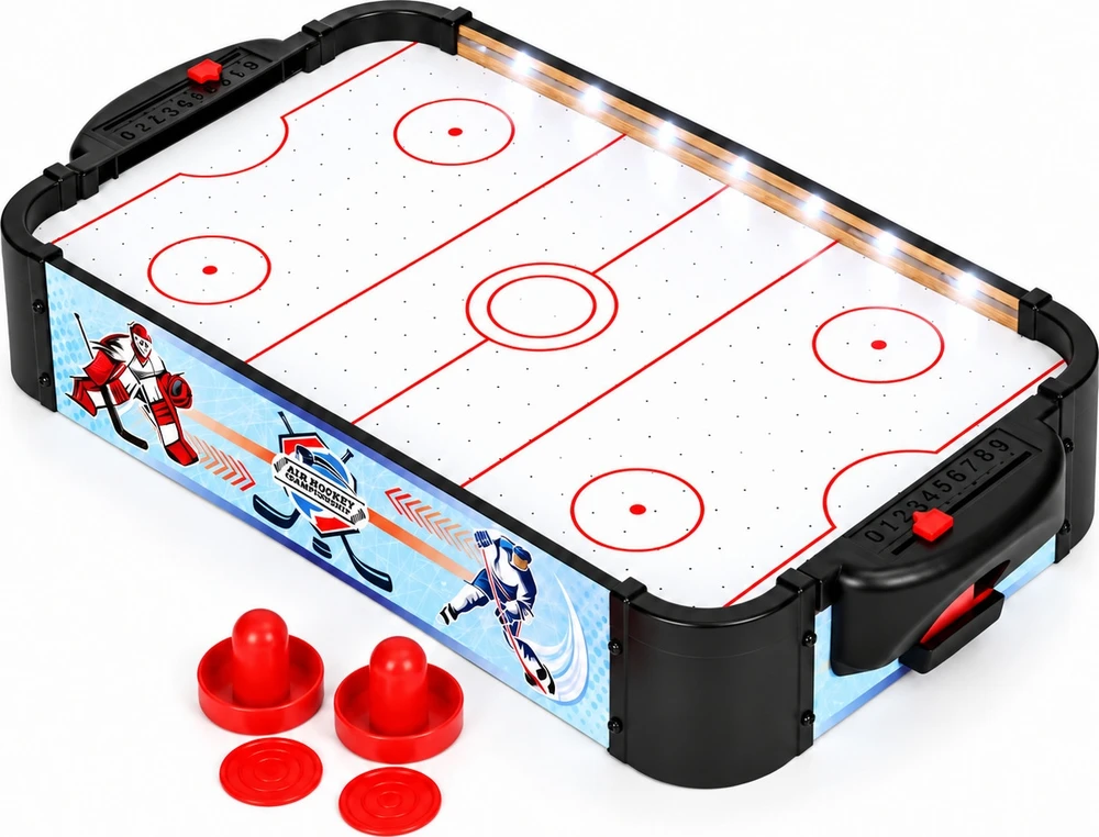 Cymbergaj air hockey stół do gry vaikams powietrzny hokej 58 cm priedai ECOTOYS