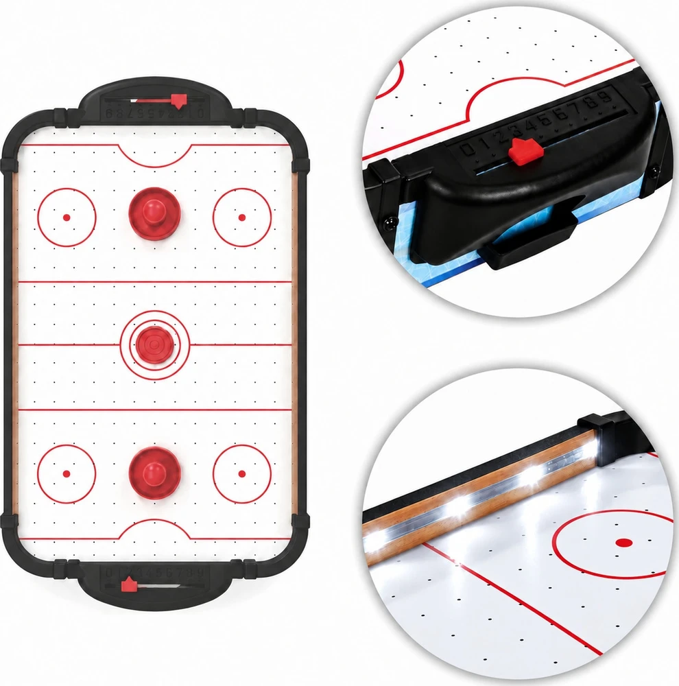 Cymbergaj air hockey stół do gry vaikams powietrzny hokej 58 cm priedai ECOTOYS