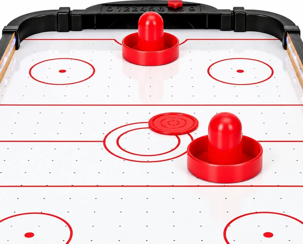 Cymbergaj air hockey stół do gry vaikams powietrzny hokej 58 cm priedai ECOTOYS