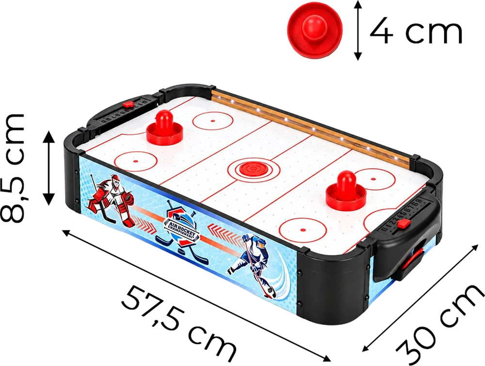 Cymbergaj air hockey stół do gry vaikams powietrzny hokej 58 cm priedai ECOTOYS
