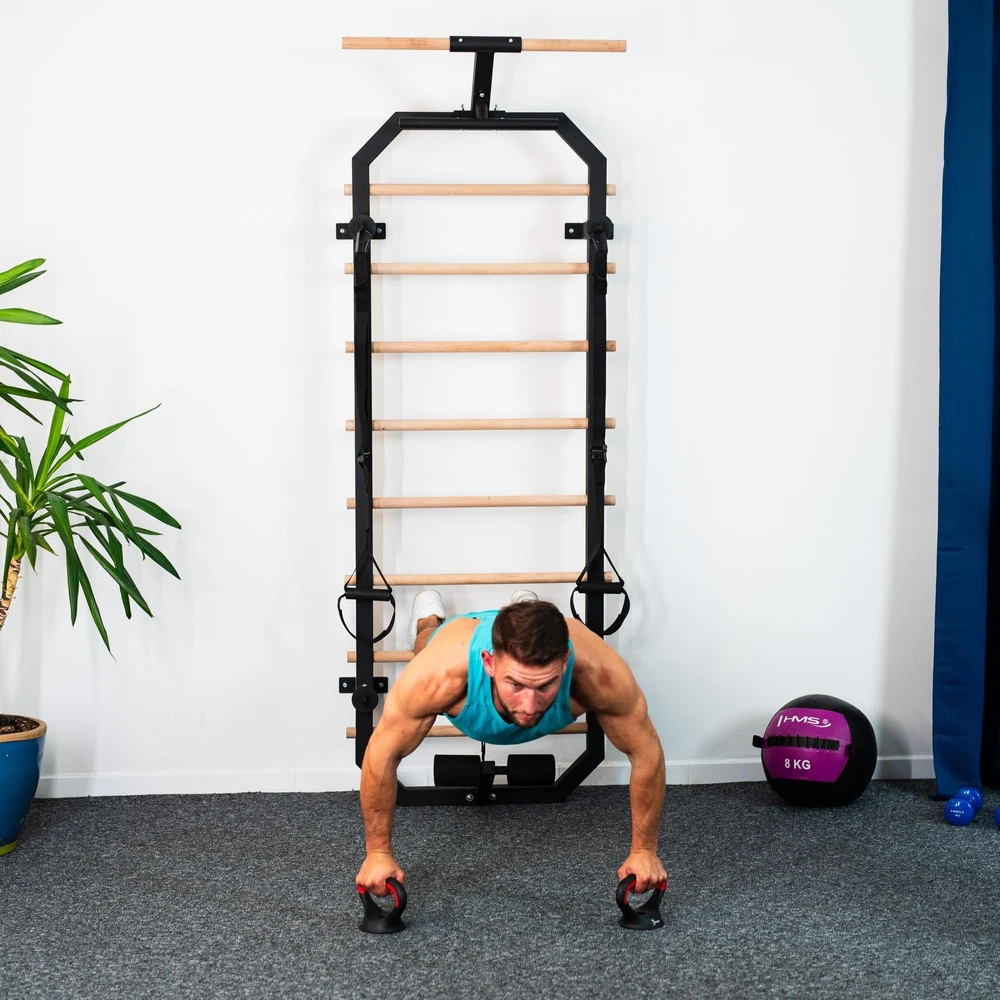 Daugiafunkcės gimnastikos kopėtėlės HMS DW2708