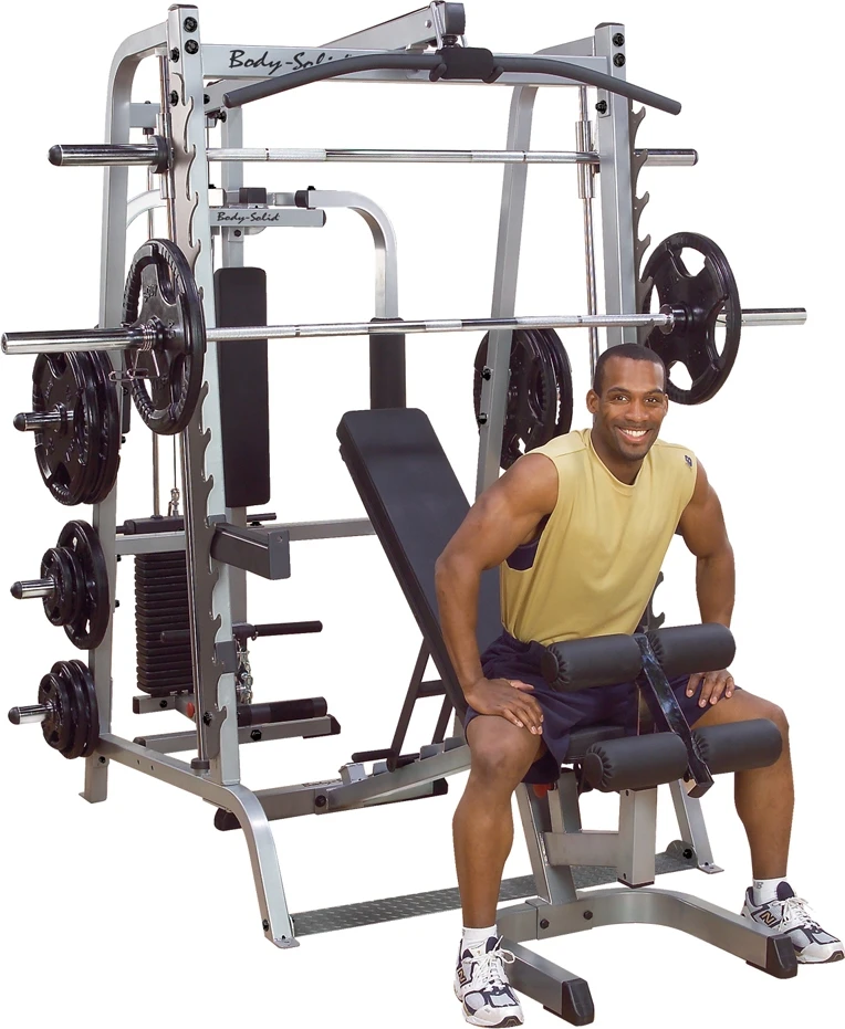 Daugiafunkcis treniruoklis Body-Solid DELUXE GS348QP4 su papildomais svoriais