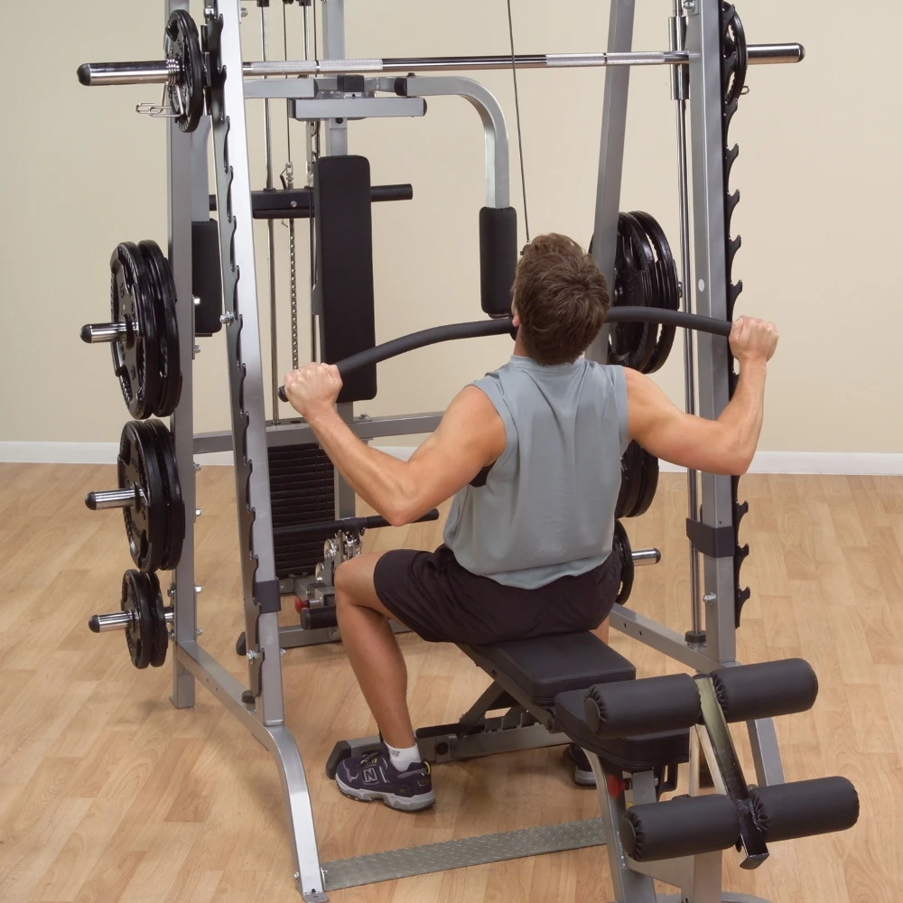 Daugiafunkcis treniruoklis Body-Solid DELUXE GS348QP4 su papildomais svoriais
