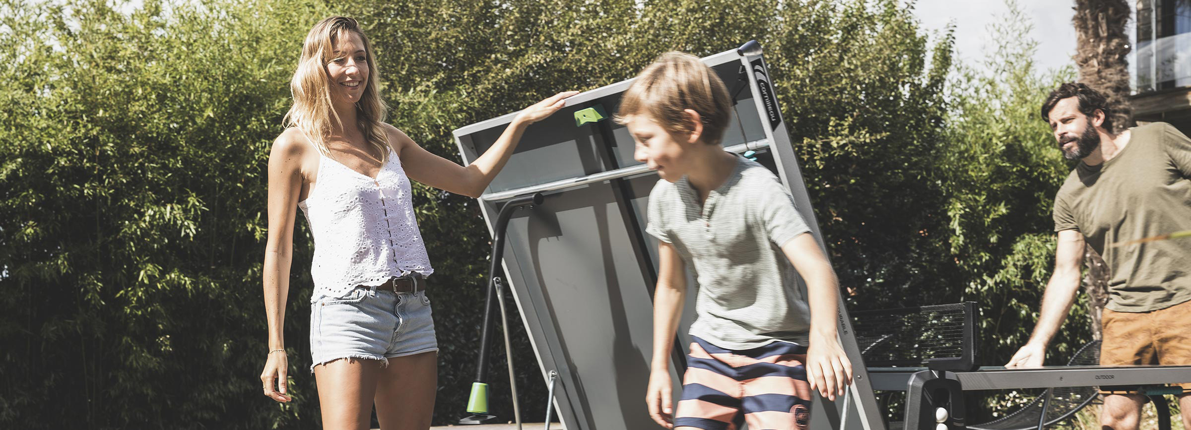 Lauko stalo teniso stalas Cornilleau Prestige 5mm Outdoor aprašymas - Prekės nuotrauka