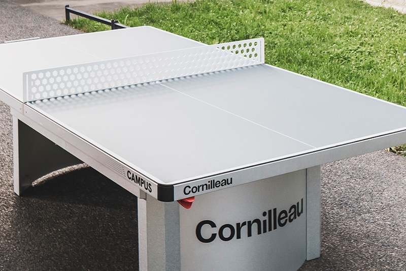 Lauko teniso stalas Cornilleau 510M Campus Outdoor, pilkas aprašymas - Prekės nuotrauka