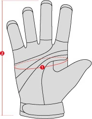 Motocross/Cycling Gloves W-TEC Matosinos aprašymas - Prekės nuotrauka