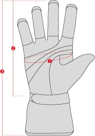 Motorcycle Gloves W-TEC Struge aprašymas - Prekės nuotrauka