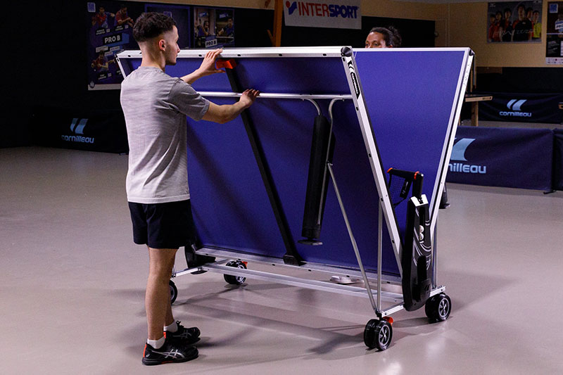 Stalo teniso stalas Cornilleau Sport 500 Indoor, pilkas aprašymas - Prekės nuotrauka