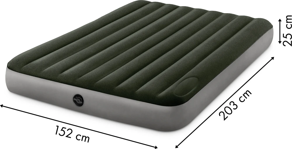 Pripučiamas čiužinys INTEX Queen Downy 203x152x25cm