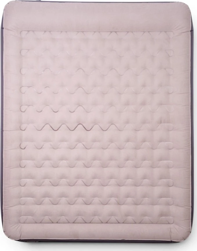 Double Inflatable Mattress inSPORTline Valkon Duo 192x151x22 cm with Built-in Electric Pump